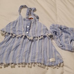 7 for all mankind, baby girl outfit